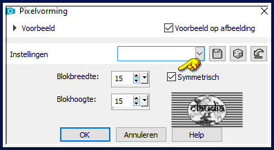Effecten - Vervormingseffecten - Pixelvorming