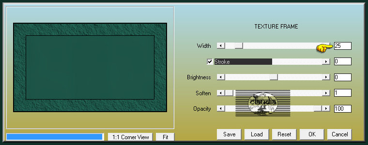 Effecten - Insteekfilters - AAA Frames - Texture Frame