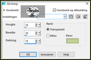 Effecten - 3D-Effecten - Als knop