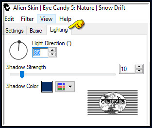 Effecten - Insteekfilters - Alien Skin Eye Candy 5 : Nature - Snow Drift