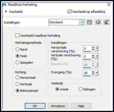 Effecten - Afbeeldingseffecten - Naadloze herhaling