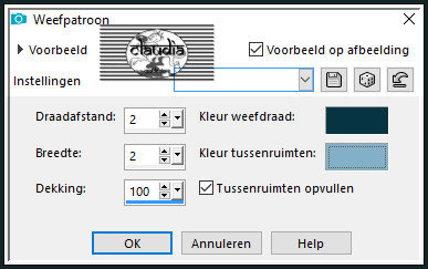 Effecten - Textuureffecten - Weefpatroon