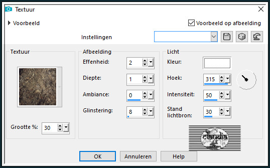 Effecten - Textuureffecten - Textuur