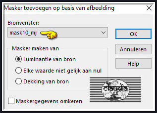 Lagen - Nieuwe maskerlaag - Uit afbeelding