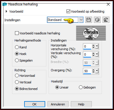 Effecten - Afbeeldingseffecten - Naadloze herhaling 