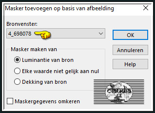 Lagen - Nieuwe maskerlaag - Uit afbeelding