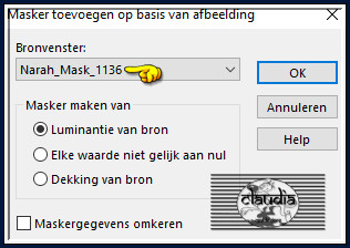 Lagen - Nieuwe maskerlaag - Uit afbeelding :