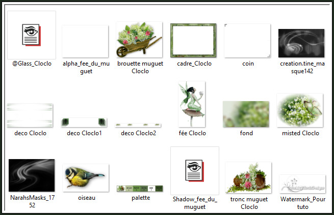 Inhoud Materialen Map