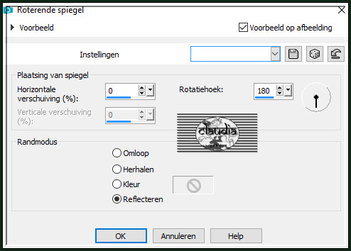 Effecten - Reflectie-effecten - Roterende spiegel : 