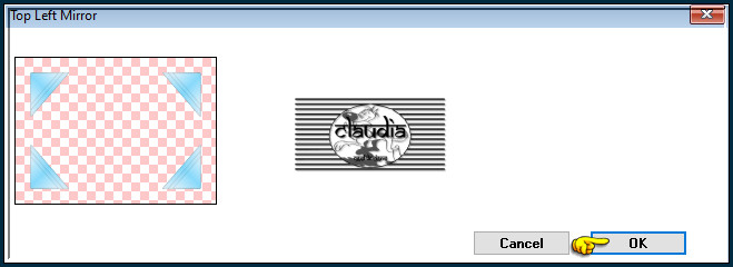 Effecten - Insteekfilters - Simple - Top Left Mirror