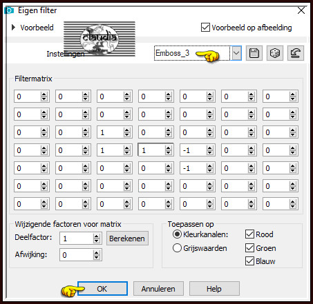 Effecten - Eigen filter - Emboss_3