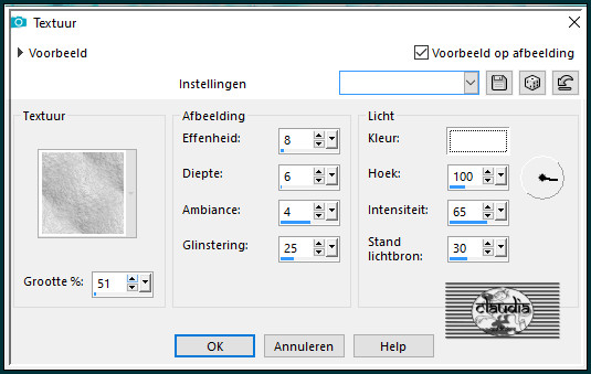 Effecten - Textuureffecten - Textuur