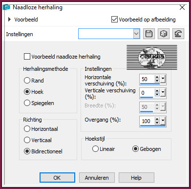 Effecten - Afbeeldingseffecten - Naadloze herhaling 