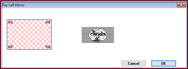 Effecten - Insteekfilters - Simple - Top Left Mirror