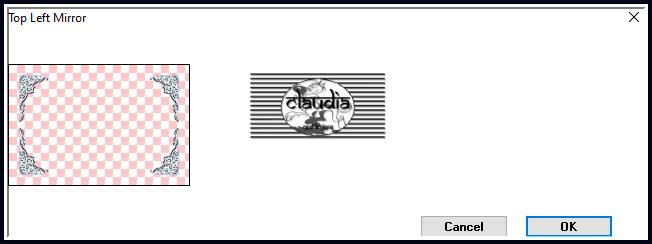 Effecten - Insteekfilters - Simple - Top Left Mirror