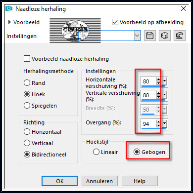 Effecten - Afbeeldingseffecten - Naadloze herhaling