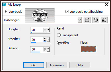 Effecten - 3D-Effecten - Als knop