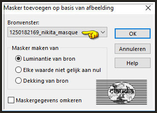 Lagen - Nieuwe maskerlaag - Uit afbeelding