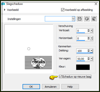 Effecten - 3D-Effecten - Slagschaduw