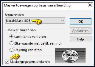 Lagen - Nieuwe maskerlaag - Uit afbeelding