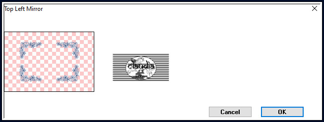 Effecten - Insteekfilters - Simple - Top Left Mirror