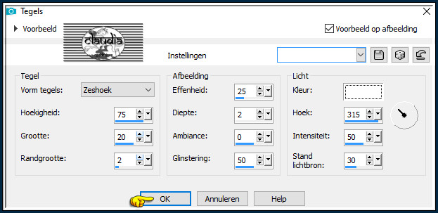 Effecten - Textuureffecten - Tegels