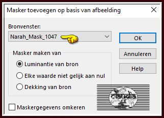 Lagen - Nieuwe maskerlaag - Uit afbeelding