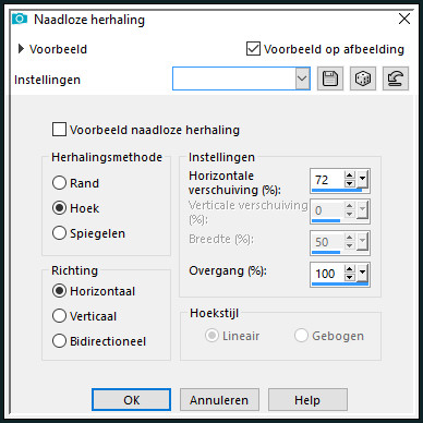 Effecten - Afbeeldingseffecten - Naadloze herhaling