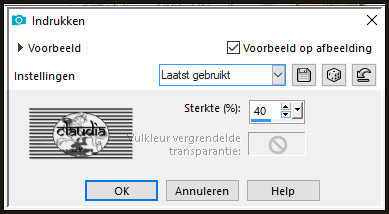 Effecten - Vervormingseffecten - Indrukken