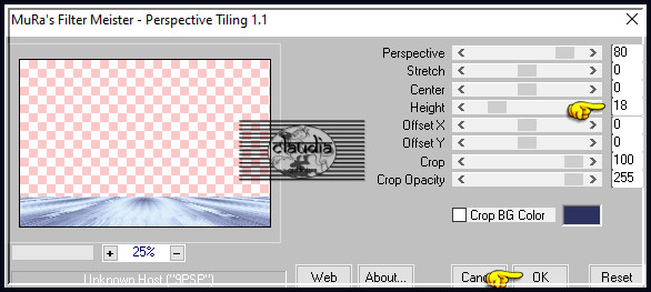 Effecten - Insteekfilters - MuRa's Meister - Perspective Tiling