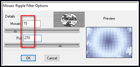 Effecten - Insteekfilters - dsb flux - Mosaic Ripple