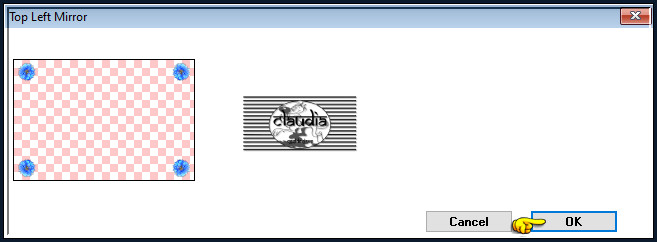 Effecten - Insteekfilters - Simple - Top Left Mirror :