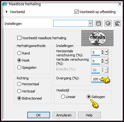 Effecten - Afbeeldingseffecten - Naadloze herhaling