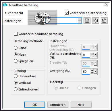 Effecten - Afbeeldingseffecten - Naadloze herhaling