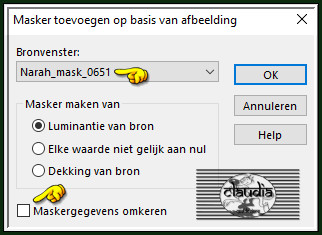 Lagen - Nieuwe maskerlaag - Uit afbeelding