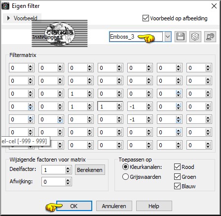 Effecten - Eigen filter - Emboss_3