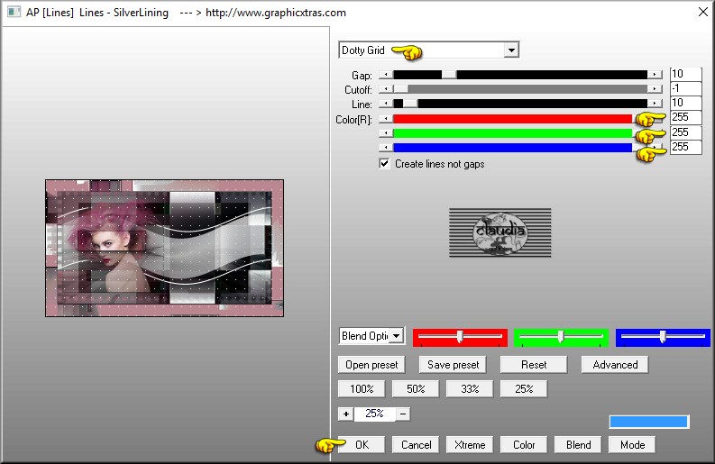 Effecten - Insteekfilters - AP [Lines] - Lines - SilverLining 