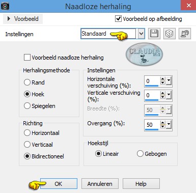 Effecten - Afbeeldingseffecten - Naadloze herhaling