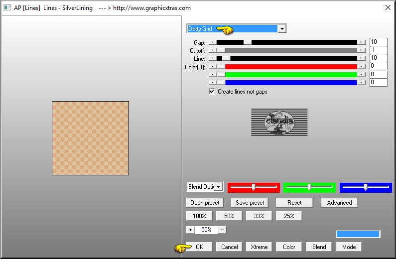 Effecten - Insteekfilters - AP [Lines] - Lines - SilverLining