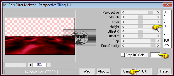 Effecten - Insteekfilters - MuRa's Meister - Perspective Tiling