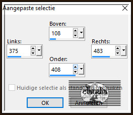 Activeer het Selectiegereedschap (toets S op het toetsenbord) - Aangepaste selectie 