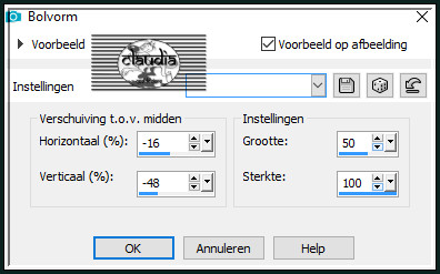 Effecten - Vervormingseffecten - Bolvorm