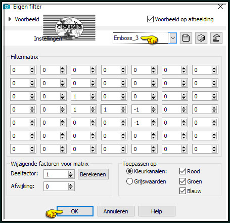 Effecten - Eigen filter - Emboss_3