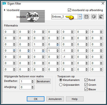 Effecten - Eigen filter