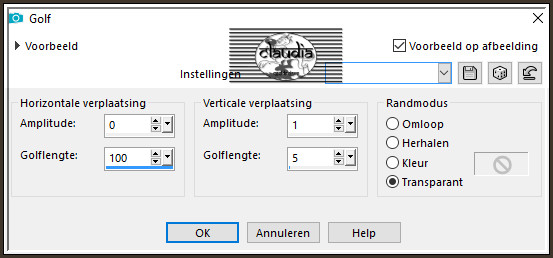 Effecten - Vervormingseffecten - Golf