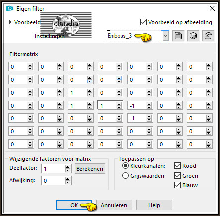 Effecten - Eigen filter