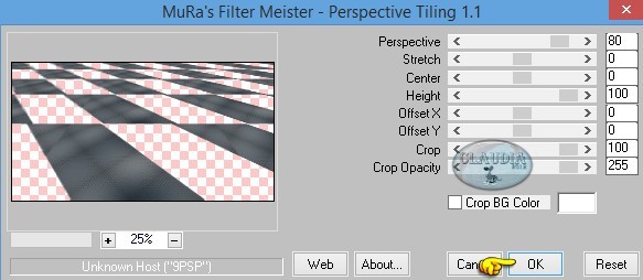 Effecten - Insteekfilters - MuRa's Meister - Perspective Tiling