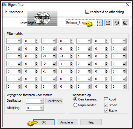 Effecten - Eigen filter - Emboss_8