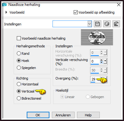 Effecten - Afbeeldingseffecten - Naadloze herhaling