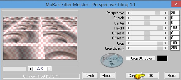 Effecten - Insteekfilters - MuRa's Meister - Perspective Tiling